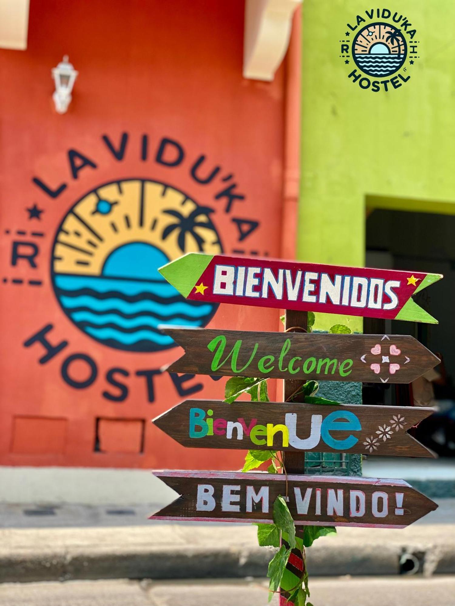 La Viduka Hostel Cartagena Exteriör bild